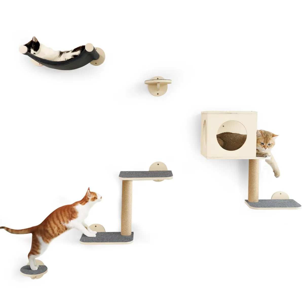FUKUMARU Estantes de pared para gatos